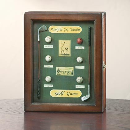 History of Golf Shadowbox