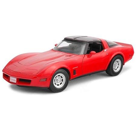 Welly 1982 Chevrolet Corvette Coupe Diecast Model 1:18