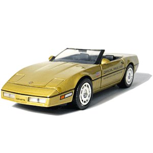 GreenLight Collectibles 1986 Gold Corvette Indy 500 1/24 Pace Car Pace Car Garage Series
