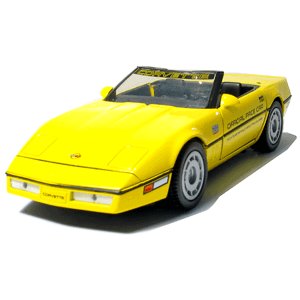 GreenLight Collectibles 1986 Yellow Corvettndy 500 1/24 Pace Car Pace Car Garage Series