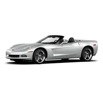 Mattel 2005 Silver C6 Convertible 1/18 Corvette
