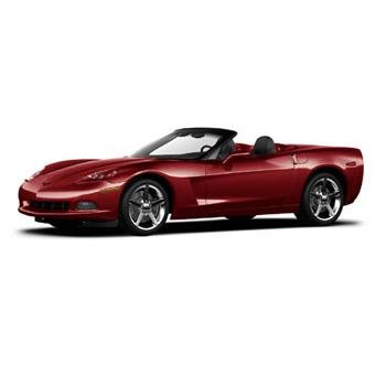 Mattel 2005 Red C6 Convertible 1/12 Corvette