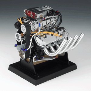 Supercharged 426 Hemi Top Fuel Dragster 1/6 Engine by Liberty Classics, Inc.