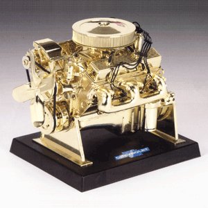 Bronze Plated Chevy Small Block V-8 1/6 Engine by Liberty Classics