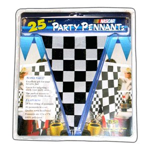 Checkered Flag 25' Party Flag Pennant BSI Products -015889170812