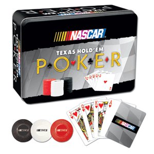 NASCAR Texas Hold'em Poker in a Tin by USAopoly 2005
