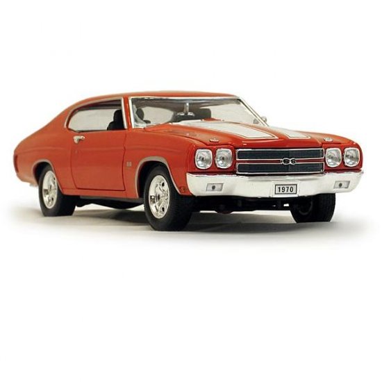 Welly 1970 Chevrolet Chevelle SS454 - Orange - 1:18