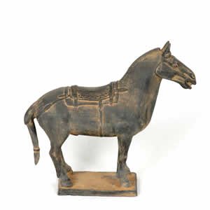 Terra Cotta Horse 10"