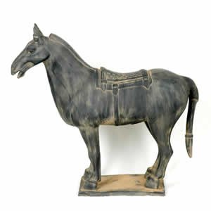 Terra Cotta Horse 14"