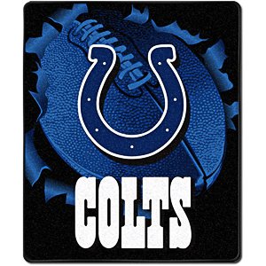 Indianapolis Colts 50x60 Plush Throw Blanket