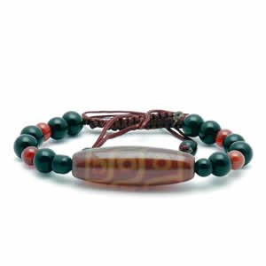 Tibetan Bracelet - dZi Beads - Style 9