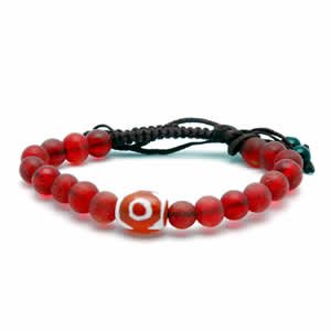 Tibetan Bracelet - dZi Beads - Style 8