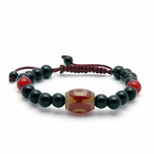Tibetan Bracelet - dZi Beads - Style 5