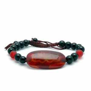 Tibetan Bracelet - dZi Beads - Style 2