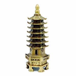 Pagoda - Brass 5"