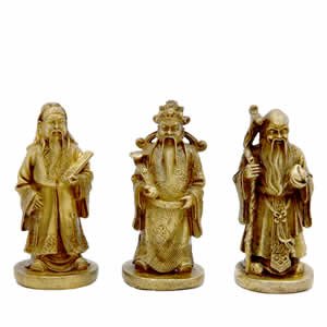 Three Immortals Set - Brass 2.5 inch