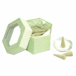 Incense Cones - Aloe/Light Green Window Box