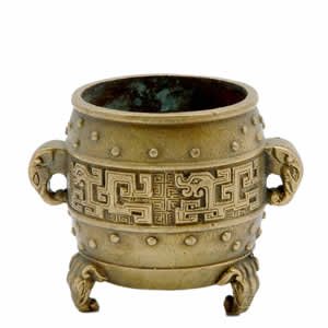 Incense Burner - Small Pot - Brass