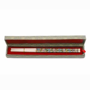 Porcelain and Cloisonne Chopsticks - 1 Pair