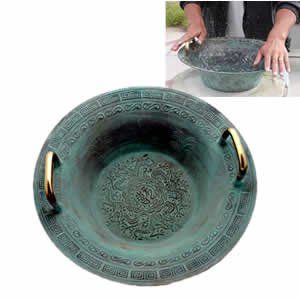 Tibetan Basin - Dragon Pattern - Large