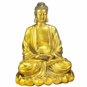 Sitting Buddha - Brass - 15 inch