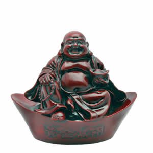Buddha Good Fortune Bowl - Resin - 4.75 inch