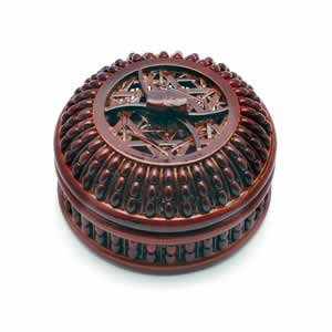 Bamboo Lacquer Box - 3.5 inch