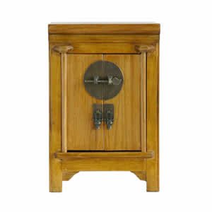 Natural Wood Armoire - 13 inch