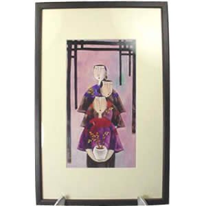 Framed Print - Watercolor - 3 Ladies