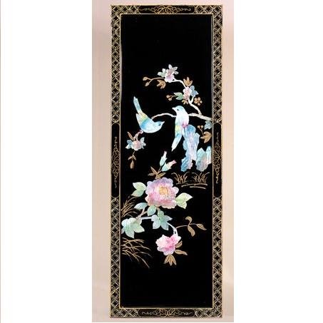 Lacquered Wood and Shell Panel - Style 2