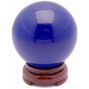 Crystal Ball - Blue - 4.3 Inches