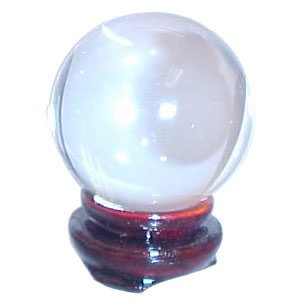 Crystal Ball - Clear - 2.4 Inches