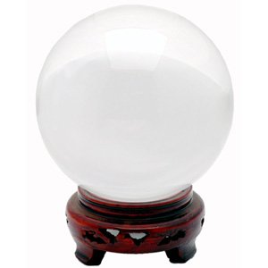 Crystal Ball - Clear - 7.8 Inches