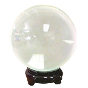 Crystal Ball - Clear - 8.7 Inches
