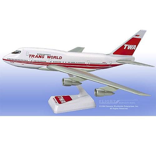 Flight Miniatures - TWA 747SP Interim Colors (1:200)