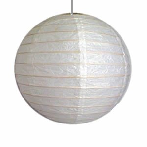 White Paper / Bamboo Lanterns - 12 Inch - Pack of 12