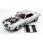 1969 Silver Metallic Z-28 stripes Drag Camaro by GMP