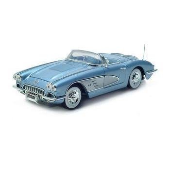Motormax 1961 Corvette - Blue - 1/18 Diecast Model
