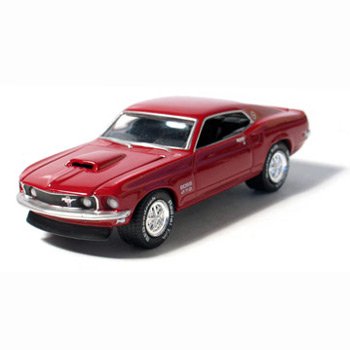 1969 Mustang Boss 429 Royal Maroon 1/64 Car Muscle Car Garage Series By GreenLight