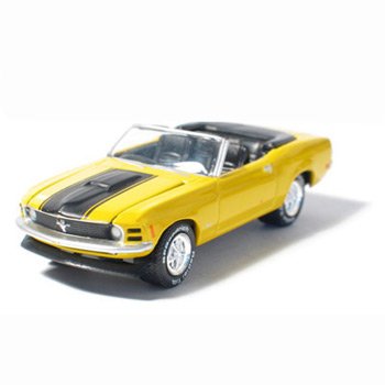 1970 Mustang Convertible Grabber Orange 1/64 Car Muscle Car Garage Series By GreenLight