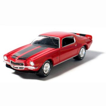 1971 Chevy Camaro Z28 Cranberry Red 1/64 Car Muscle Car Garage Series By GreenLight