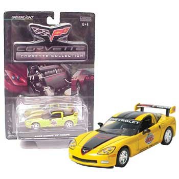 2005 Daytona 500 Yellow/Black Coupe Corvette 1/64 Pace Car Pace Car Garage Series