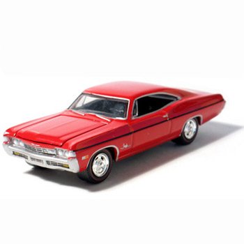 1968 Chevy Impala SS Matador Red 1/64 Car Muscle Car Garage Series By GreenLight