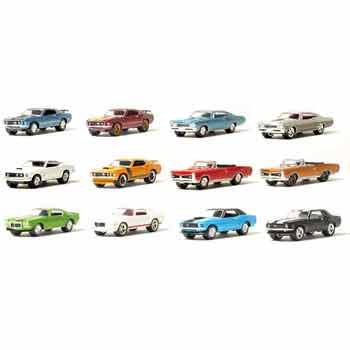 Muscle Car Garage Series 1 Stock & Custom 1/64 Cars Mixed case of 12 By GreenLight 2006