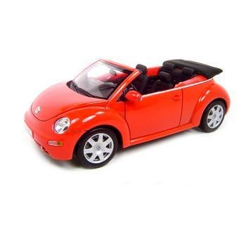Welly Volkswagen New Beetle VW Convertible Red 1:18 Diecast Model