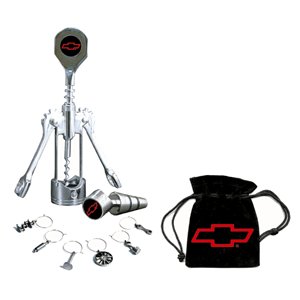 Chevy Wine Set with Charms by MotorHead