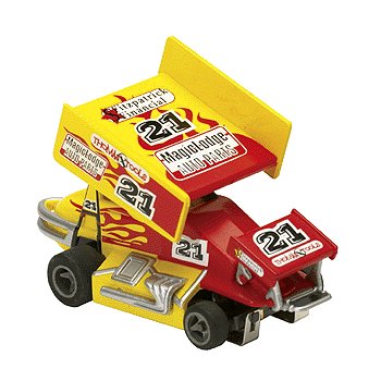 #21 Renegade Racer Electric Slot Sprint Car Life-Like Products -433-9847