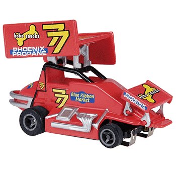 #77 Renegade Racer Electric Slot Sprint Car Life-Like Products -433-9850