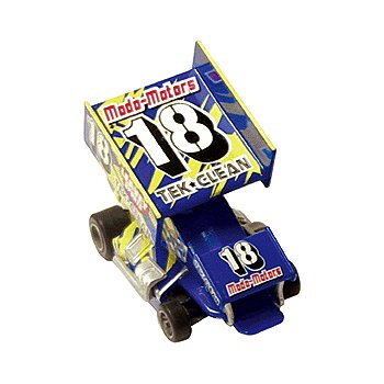 #18 Renegade Racer Electric Slot Sprint Car Life-Like Products -433-9849