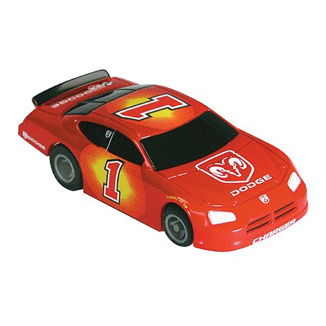 Dodge Charger-Red Electric Racing Slot Car Life-Like Products -433-9793